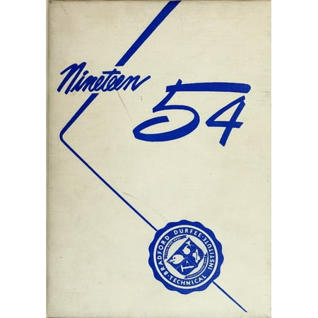 (Custom Reprint) Yearbook: 1954 Bradford Durfee College of Technology - Alethea Yearbook (Fall River, MA)