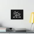 thumbnail image 4 of Scripture Walls Psalm 100:5 God Is Good All The Time Black Christian Wall Art Bible Verse Print Ready to Hang Unframed, 4 of 18