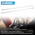 thumbnail image 4 of 36pcs 14G J Bend Bicycle Steel Spokes 220mm 8.66" Cycle Spokes with Brass Nipples for Mountain Bike MTB, 4 of 6