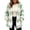 Army Green, variant on Kezqiaxn Jackets for Women Fashion Plaid Long Sleeve Drawstring Waist Coats Winter Casual Hooded Outerwear with Pockets Fall Women'S Clothing Khaki XL