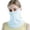 Blue, variant on Ice Silk Sunscreen Mask Women's Three-dimensional Thin Breathable Face Mask In Summer