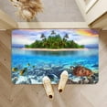 thumbnail image 5 of Diatomaceous Earth Bath Mat,Beaches and Underwater Parks Soft Wrinkle Free Bathroom Floor Rugs Non-Slip Volume Super Absorbent Fast Drying for Bathroom Kitchen Door mat (40cm×60cm), 5 of 6