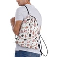 thumbnail image 3 of Kdxio Fashion Print Drawstring Backpack Bag,Waterproof Draw String Back Sack, Gym Drawstring Bags Swim Bag For Unisex, 3 of 9