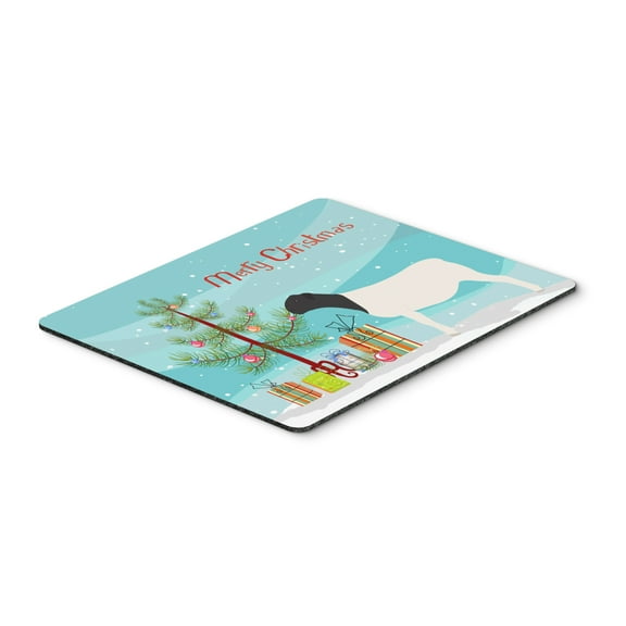 Carolines Treasures BB9345MP Dorper Sheep Christmas Mouse Pad Hot Pad or Trivet Teal Large multicolor