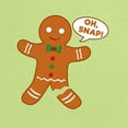 thumbnail image 2 of CafePress - Oh Snap Gingerbread Man Long Sleeve Infant T Shirt - Long Sleeve Infant T-Shirt, 2 of 2