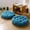 Sky Blue, variant on Meditation Floor Pillow Set of 2 Large Round Floor Cushions for Adults Tufted Corduroy Floor Seat Pillows Cushion for Living Room,Wine Red 16.5" Lx16.5 Wx3 H