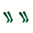 thumbnail image 4 of kurtrusly Football Socks With Style - Comfortable And Breathable For Field And Exercise Does Not Stuffy The Feet Solid Color Socks green Children's code 2Set, 4 of 6