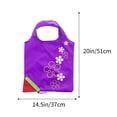 thumbnail image 2 of 5PCS Large Shopping Bag Strawberry Shape,Cute Reusable Grocery Bags in Pouch,Portable Foldable Tote Bag,Eco Folding Shopping Bag with Handles, 2 of 7