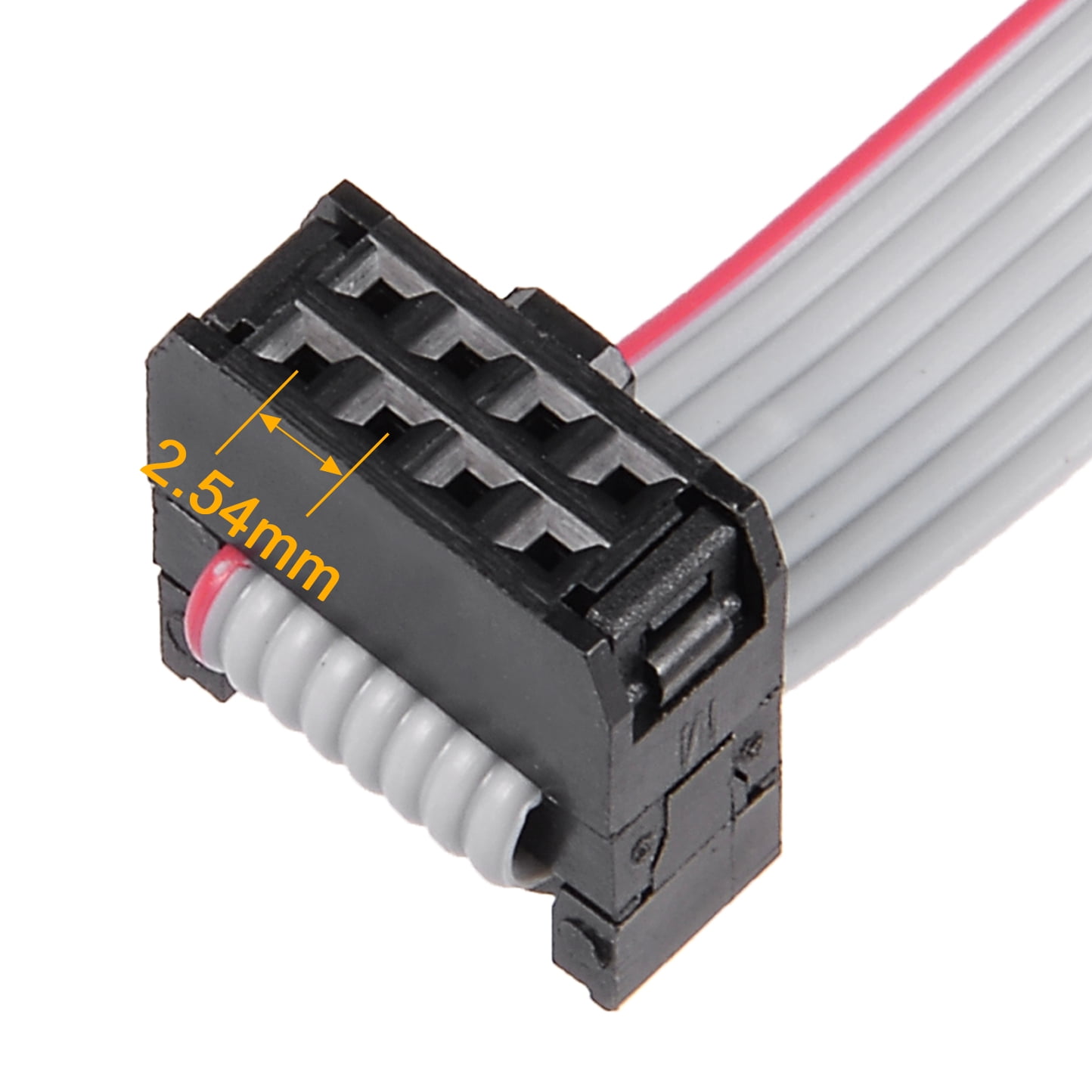 uxcell IDC Wire Flat Ribbon Cable FC/FC Connector A-Type 20Pins 2.54mm Pitch 30cm