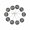 Black, variant on Pink Metal Ball String Lights 10 LED Connectable Waterproof Outdoor Patio Decor 59in 1 Pack