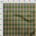 thumbnail image 2 of oneOone Polyester Lycra Fabric Madras Check Printed Fabric 1 Yard 56 Inch Wide, 2 of 4