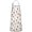White Highland Cow, variant on Beige Highland Cow Flower Pattern Apron-Garden Aprons for Women with Pockets-Cotton Linen Waterproof Kitchen Cooking Gardening Aprons Adjustable for Kitchen,Cooking,BBQ and Salon 33x27 Inch
