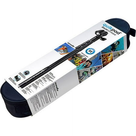 Digipower - Salt Waterproof Professional Quickpod Selfie Stick Extreme Monopod - Black