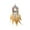 Beige #2, variant on Colorful Feather Dream Catcher Wind Chime | 47 Inch Wall Hanging Decor with Crystal Stones | Car Pendant & Home Ornament | Includes 1 Piece