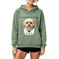 thumbnail image 4 of Pet Pouch Hoodie Womens Dog and Cat Carrier Hoodie Winter Tops for Women Loose Fit Casual Cute Graphic Hooded Sweatshirt Long Sleeve Pullover with Zipper Pouch Adjustable Opening, 4 of 5