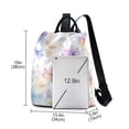 thumbnail image 3 of FORMRS Women's Travel Backpack Purse Anti-Theft Hidden Pockets Casual Shoulder Bag, Purple Flower Pattern, 3 of 7