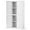 White, variant on Magshion 71" Metal Garage Storage Cabinet with Locking Doors, 4 Adjustable Shelves for Home, Office, White
