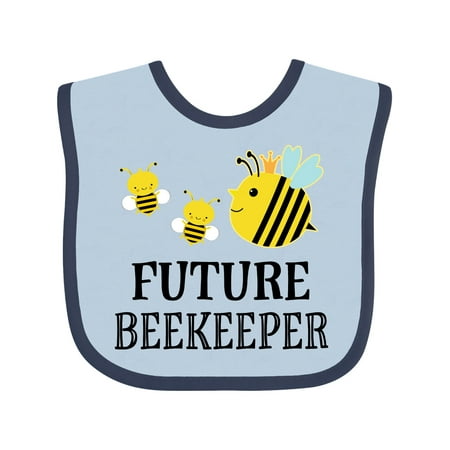 

Inktastic Future Beekeeper Honey Bee Gift Baby Boy or Baby Girl Bib