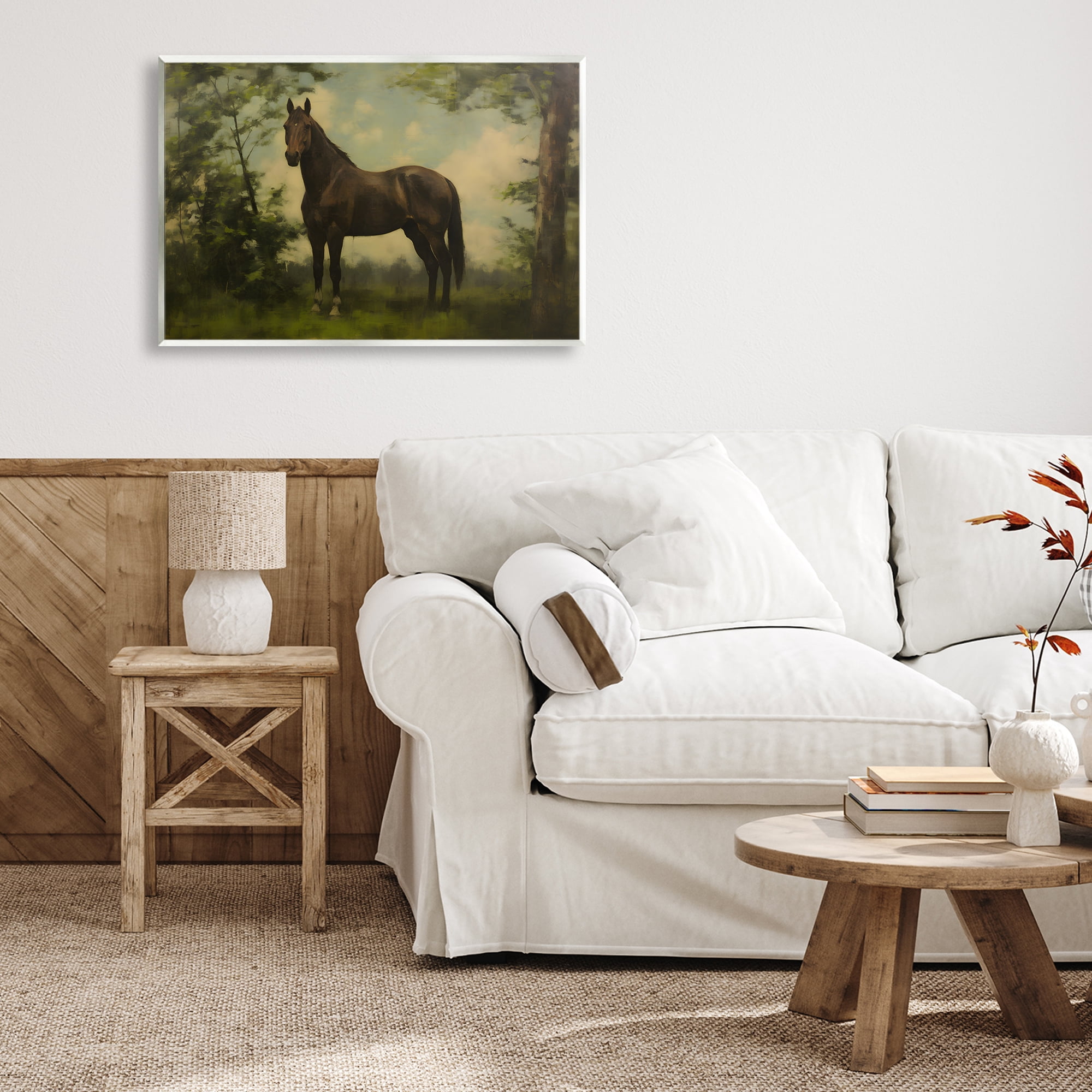 Stupell Industries Forest Horse Portrait Wall Plaque Art, design by Petal Prints Design