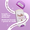 thumbnail image 2 of Déodorant Hello sans aluminium homme/femme, lavande et vanille, stick 73&nbsp;g, 2 of 9