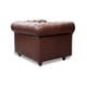 thumbnail image 4 of Sillón Individual de de Piel Genuina Clásico Capitonado, 1 plaza, Modelo Chesterfield P/V, Color Tabaco, Elegante, cómodo y Moderno, Hecho en Mexico. Medidas 110 X 90 X 80 cm., 4 of 6