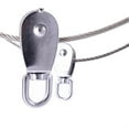 thumbnail image 5 of Poulie à Corde Flexible pour Usage Intensif, Poulie Simple en Acier Inoxydable Résistance à l'Humidité Usage Intérieur Extérieur avec Anneau Pivotant à 360 Degrés, 4 Pcs, 5 of 5