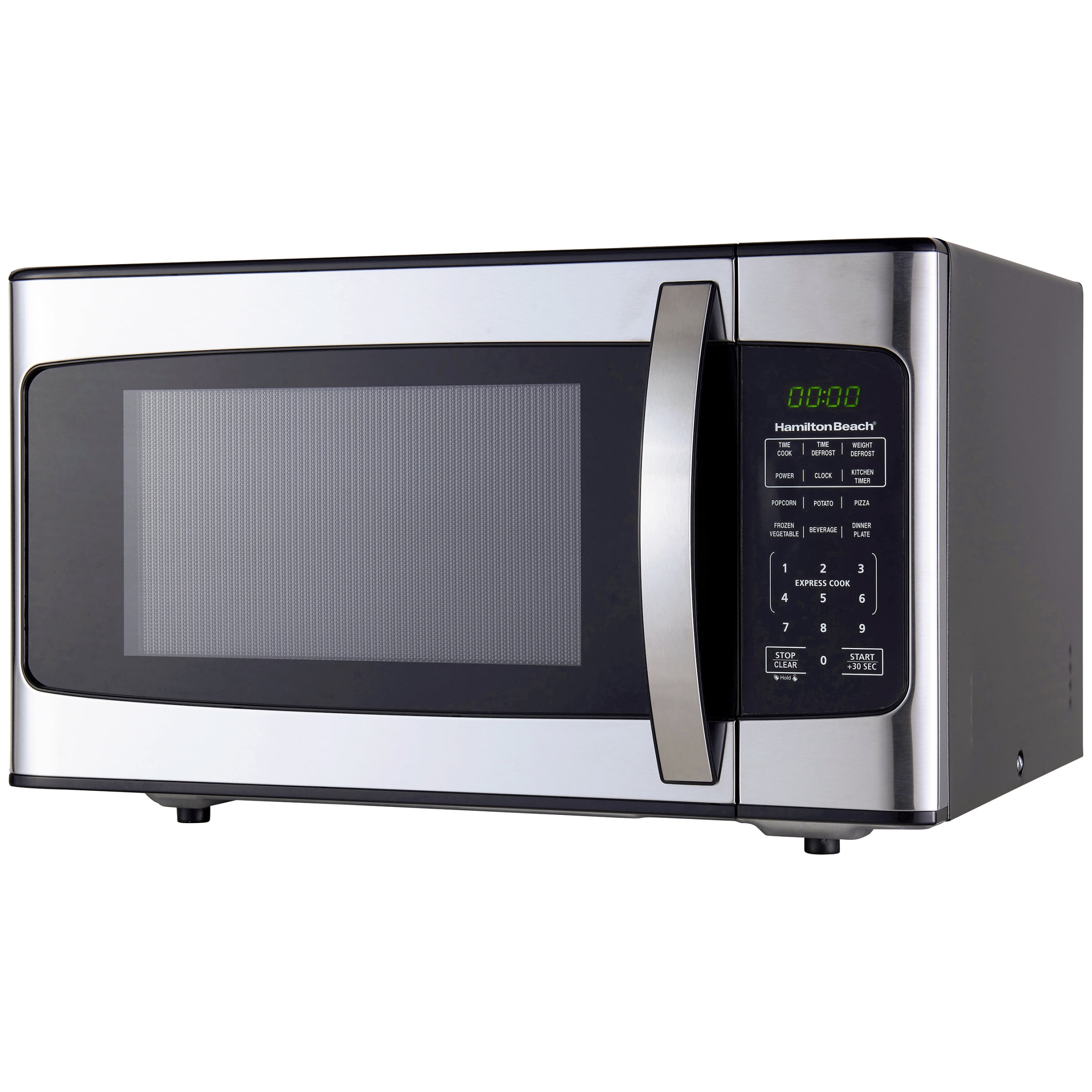 Hamilton Beach 1.1 Cu. Ft. 1000W Stainless Steel Microwave ...