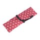 thumbnail image 1 of Hukapapa Palillos plegables de viaje para acampar de sándalo con juego de vajilla con bolsa (bolsa roja), 1 of 8