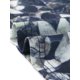 thumbnail image 5 of Vestido midi floral casual de verano con cuello en V y mangas cortas INSPIRE CHIC para mujer, suelto, con bolsillos, tamaño S, azul oscuro, 5 of 6