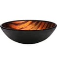thumbnail image 4 of Novatto MIMETICA NSFC-025136ORB Brown/Copper Painted Glass Vessel Bath Sink Set w/ Faucet, Drain and Mounting Ring, Oil-Rubbed Bronze, 4 of 11