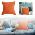 thumbnail image 1 of Funda de almohada de pana con costuras a rayas y borde ancho, almohada de sofá, adecuada para decorar el sofá del salón, 1 of 7