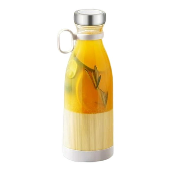 Máquina mezcladora de jugos, extractores de frutas, taza exprimidora de frutas portátil de fácil limpieza mini Blanco