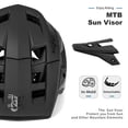 thumbnail image 4 of Casco de bicicleta BATFOX LA303 para hombres, mujeres, adultos y jóvenes, color negro, 4 of 8