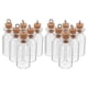 thumbnail image 1 of Mini Glass Bottles for Wishing Notes with Wooden Cork 15Pcs Set, 1 of 5