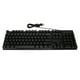 thumbnail image 1 of Teclado ergonómico para juegos USB retroiluminado - 104 teclas, con cable, para oficina en casa, computadora portátil, trabajo, negro, 1 of 10