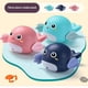 thumbnail image 2 of Baby bath water toy - 3pcs Wind-up Bath Toy for Kids Floating Water Toy Bahtub Toy Bathtub Toy for Toddlers (pink+Deep Blue+Light Blue), 2 of 5