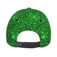 thumbnail image 4 of Goofa Green Glitter Printed Baseball Cap for Men and Women - Adjustable Unisex Hat for Sports and Casual Wear,Sun protection Casual Outdoor Everyday Fashion Cap, 4 of 9