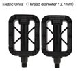 thumbnail image 1 of Kid's Bike Pedals Kid's Bike Plastic Replacement Pedals with Reflective Stripe Metric Units, 1 of 8