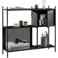 thumbnail image 4 of Sauder Boulevard Cafe Linen Cabinet in Black, 4 of 12