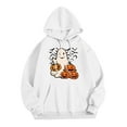 thumbnail image 3 of toraway Sweatshirts Col Rond Men Rayé Hiver Mens Mode Décontracté Partie Imprimée Pull à Capuche Manches Longues m, 3 of 4
