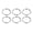 Silver, variant on NFTIGB 20Pcs Spring O Rings 1.69in Diameter 0.24in Thick Strong Copper Secure Closure Spring Buckles for Purse Bag Jewelry DIY Crafting Supply Replacement Hardware Silver Color (1.69 inches / 43 mm)