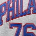 thumbnail image 3 of Men's Mitchell & Ness Allen Iverson Heathered Gray Philadelphia 76ers Big & Tall Name & Number Pullover Hoodie, 3 of 4