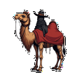 thumbnail image 4 of ANGFENG Multicolor Vinyl Camel Stickers Waterproof Vintage Detective for Notebooks Laptops Suitcases, 4 of 9