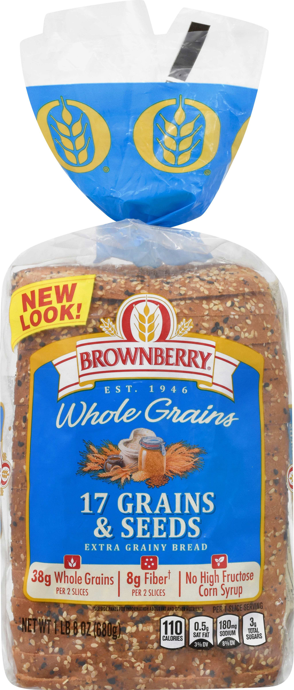 Brownberry Whole Grains 17 Grains & Seeds Bread 24 oz