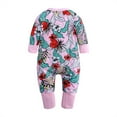 thumbnail image 3 of WIBACKER Snug Fit Cotton Pajamas for Infant Baby Girls Newborn Zipper Sleeper, Toddler Footed and Footless PJs, 3 of 6