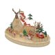 thumbnail image 4 of Casa de Navidad de madera Artware Luminoso Paisaje Decoración DIY Juguete DIY Decoración navideña estilo A, 4 of 9