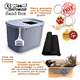 thumbnail image 4 of Arenero para Gato Grande KE WOOW con puerta de entrada superior color Gris, 4 of 6