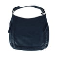 thumbnail image 2 of CTM  Synthetic Leather Adjustable Slouch Shoulder Handbag (Women), 2 of 6