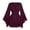 Purple, variant on Chiccall Women's Halloween Gothic Renaissance Dress Mesh Long Sleeve Deep V Smocked Waist Medieval Peasant Dresses