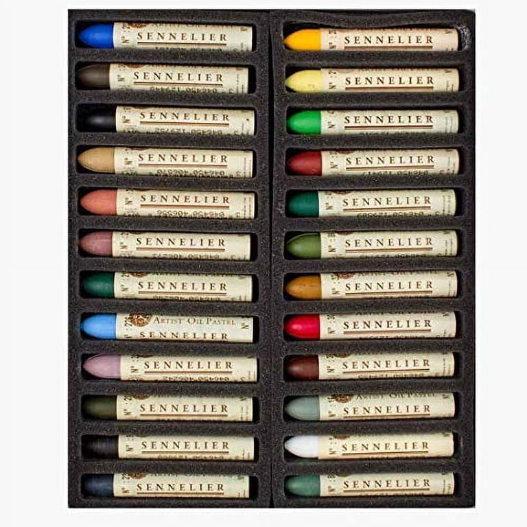 Sennelier Oil Pastels 24色セット Sennelier, Oil Pastel Set, 24-Colors, Landscape, Acid-Free